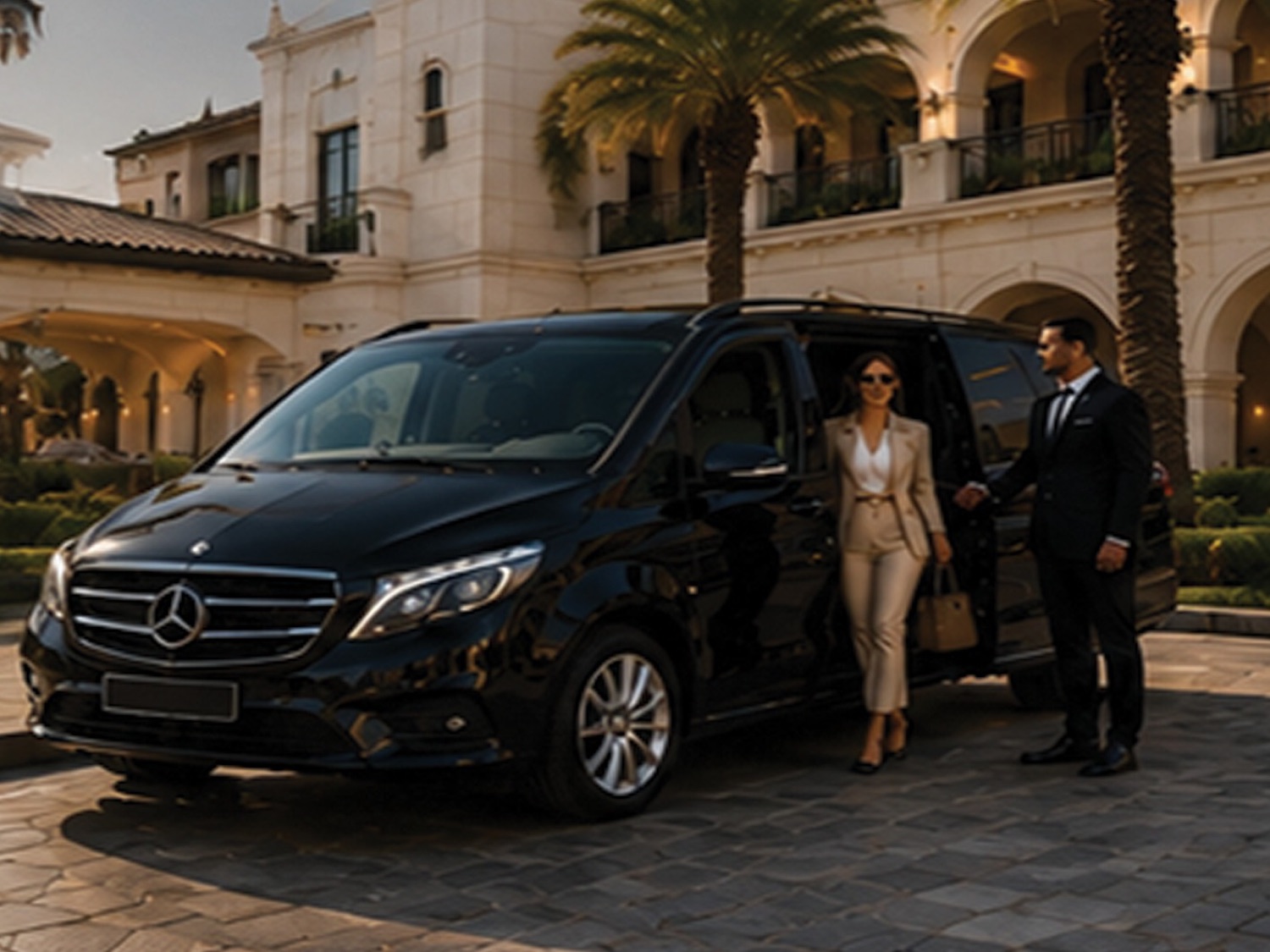 Mercedes JAIDAE AVENTURE au coucher du soleil à Tanger